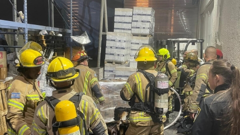 אתמול באזור התעשייה סגולה: שריפה - חדשות בפתח תקווה