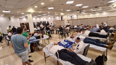 360 מנות דם הותרמו בערב - חדשות בפתח תקווה