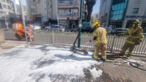 במהלך רכיבה על קורקינט הבחין - חדשות בפתח תקווה