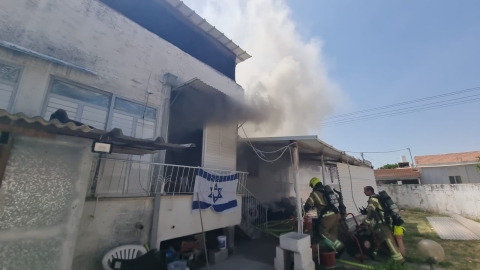 שרפה פרצה בבית פרטי ברח' - חדשות בפתח תקווה