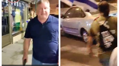 אלימות נגד מפגינים בפ"ת: אדם - חדשות בפתח תקווה