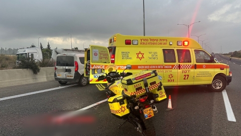 הולך רגל נהרג בכביש 6 - חדשות בפתח תקווה
