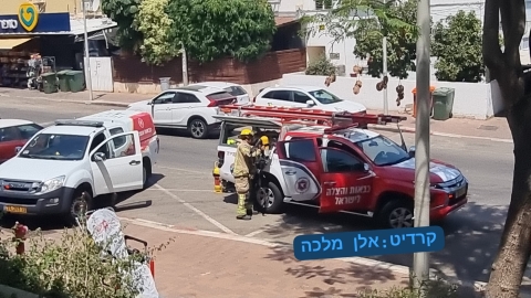 שריפה פרצה בחדר מדרגות ברח' - חדשות בפתח תקווה