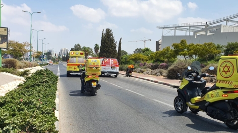 רוכב אופנוע נפצע בינוני בדרך - חדשות בפתח תקווה