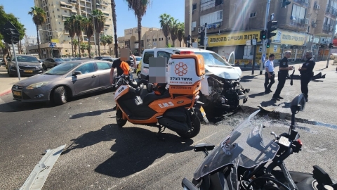 2 פצועים בתאונה ברח' ספיר - חדשות בפתח תקווה