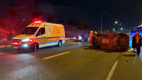 3 נפגעים בתאונת דרכים סמוך - חדשות בפתח תקווה