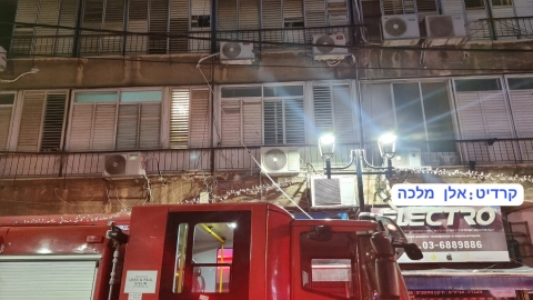 חולץ פצוע בשריפה ברח' חובבי - חדשות בפתח תקווה