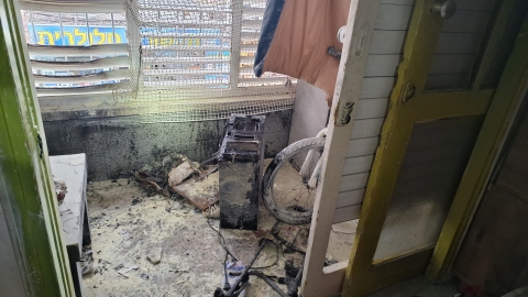 שריפה פרצה בדירה ברח' חובבי - חדשות בפתח תקווה