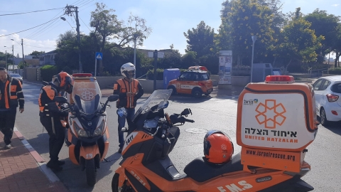 גבר כבן 60 נפצע בינוני - חדשות בפתח תקווה
