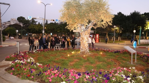 חנוכת כיכר ע"ש ברוך אורן - חדשות בפתח תקווה
