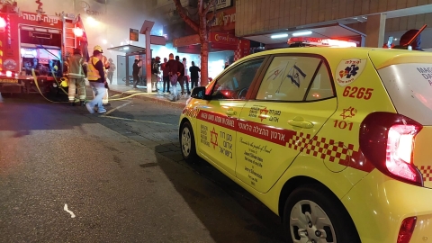 שריפה פרצה בחנות שווארמה ברח' - חדשות בפתח תקווה