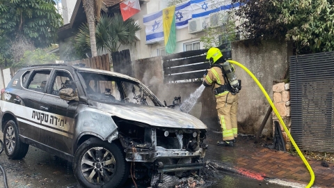 מספר רכבים עלו באש ברח' - חדשות בפתח תקווה