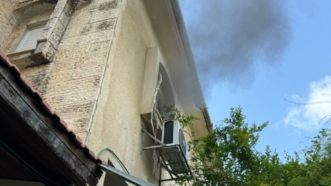 שריפה פרצה בקומה שנייה של - חדשות בפתח תקווה