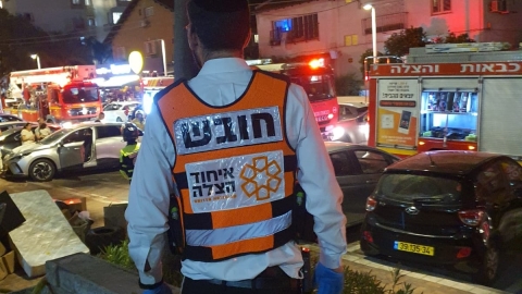 פצוע משאיפת עשן בשריפה במקלט - חדשות בפתח תקווה