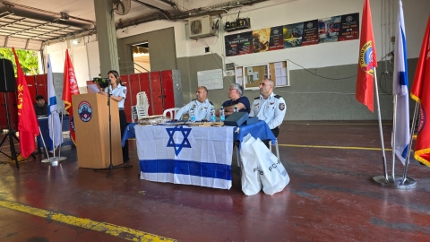 תעודות הערכה ללוחמי תחנת - חדשות בפתח תקווה