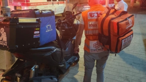 רוכב אופנוע (משלוחן) נפצע בתאונה - חדשות בפתח תקווה