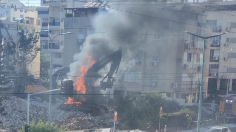 אתמול: שריפה ברח' חפץ חיים - חדשות בפתח תקווה
