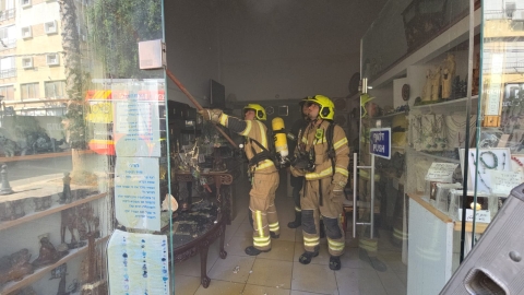 שריפה בחנות במרכז פתח תקווה - חדשות בפתח תקווה