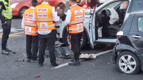 5 פצועים בתאונה בכביש 471 - חדשות בפתח תקווה