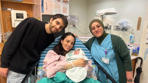התינוק הראשון של שנת 2025 - בריאות בפתח תקווה
