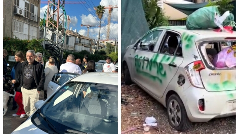 עשרות מפגינים מול ביתו של - חדשות בפתח תקווה