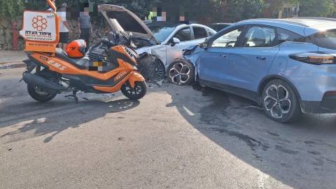 מספר פצועים בתאונת דרכים בפתח - חדשות בפתח תקווה