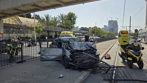 תייר נפצע לאחר שהתנגש עם - חדשות בפתח תקווה