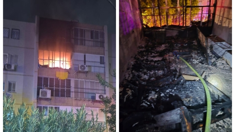 הלילה בשעריה: דירה ותכולתה נשרפו - חדשות בפתח תקווה