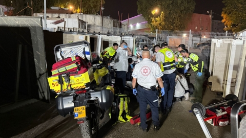 "ליבו חזר לפעום": פועל נפצע - חדשות בפתח תקווה