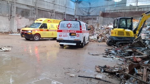 תאונה עבודה קטלנית: עובד נלכד - חדשות בפתח תקווה