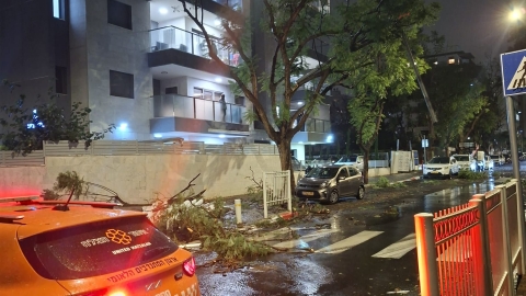 מפגעי מזג האויר בפ"ת: פרגולה - חדשות בפתח תקווה