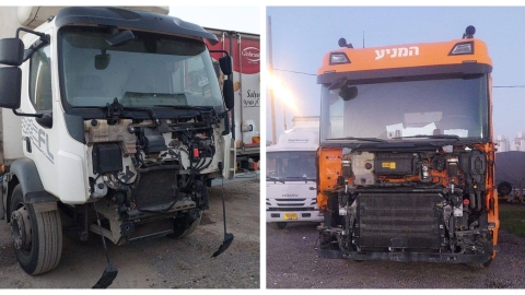 חלקי משאיות חונות נגנבו מ-6 - תחבורה בפתח תקווה