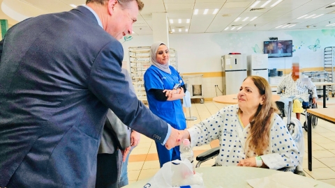 ביום השואה והגבורה: שגריר גרמניה - בריאות בפתח תקווה
