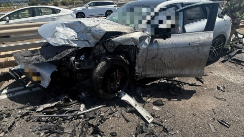 צעיר בשנות ה-20 נהרג בתאונה קטלנית בכביש 5 סמוך למחלף קאסם.