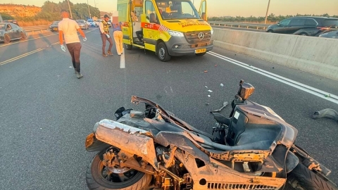 תאונה קשה סמוך לקיבוץ עינת: גבר בן 60 ונערה בת 16 נפצעו באורח קשה