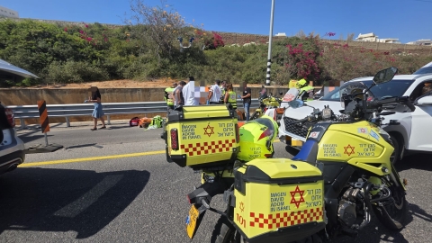 תאונה קטלנית בכביש 471 סמוך לפתח תקווה: רוכב אופנוע כבן 60 נהרג